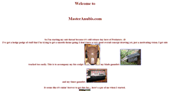 Desktop Screenshot of masteranubis.com